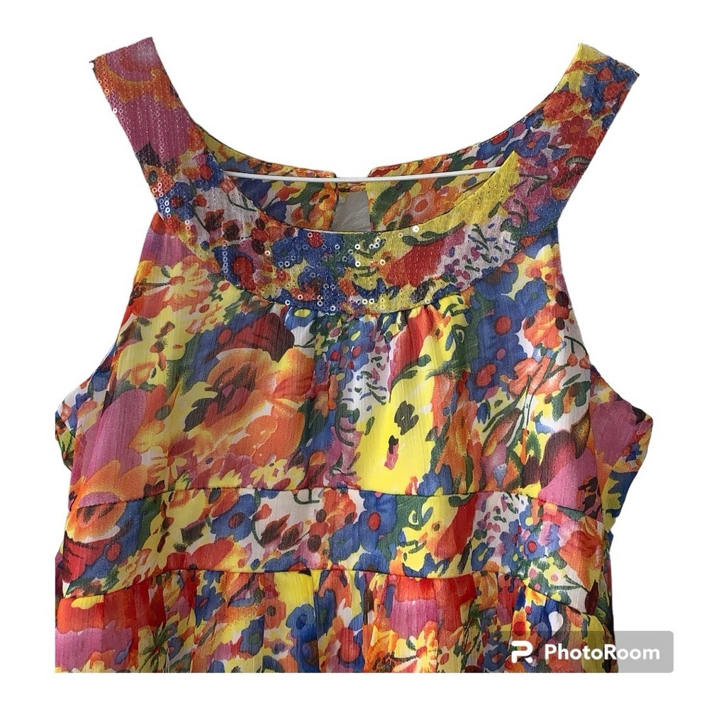 JUSTICE FLORAL DRESS - Picture 3 of 6